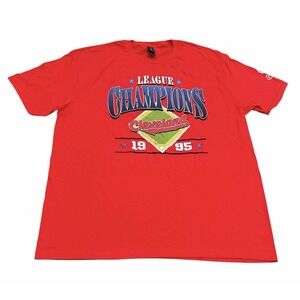 Cleveland Indians 1995 American League Champs 30th Anniversary Tshirt‎ 2025 XL